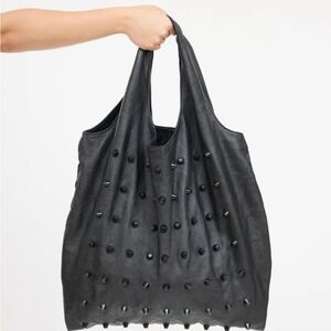 Alexander Wang Hilary Black Studded Tote